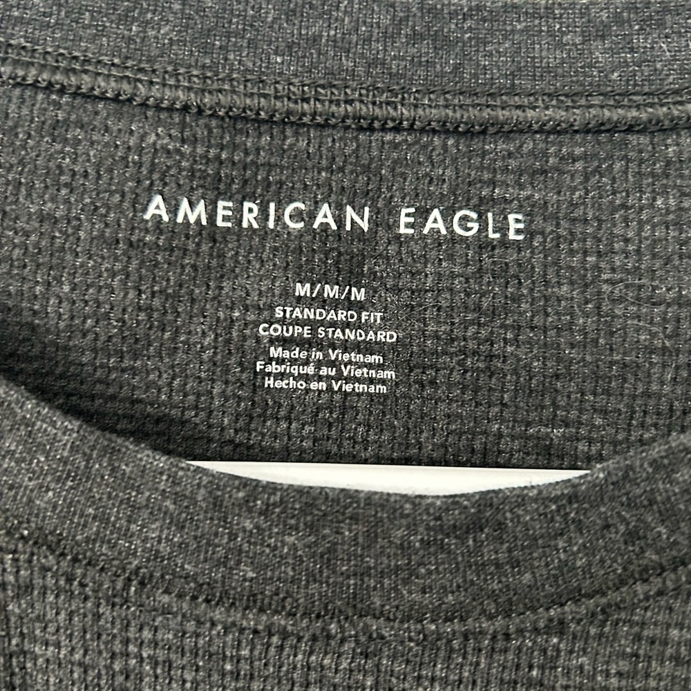 AMERICAN EAGLE Outfitters Dark Gray Sweatshirt - Picture 2 of 3